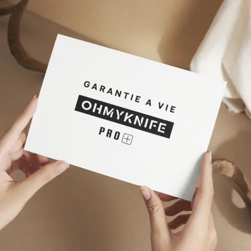 Garantie a vie <br> KnifePRO+ - OhMyKnife